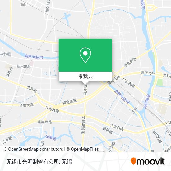 无锡市光明制管有公司地图