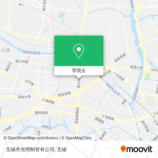 无锡市光明制管有公司地图