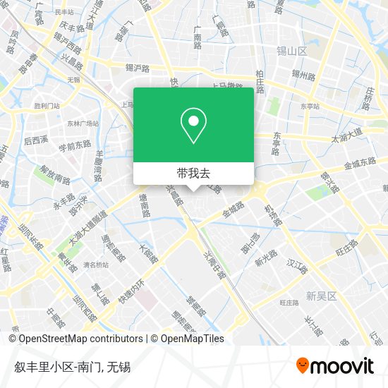 叙丰里小区-南门地图