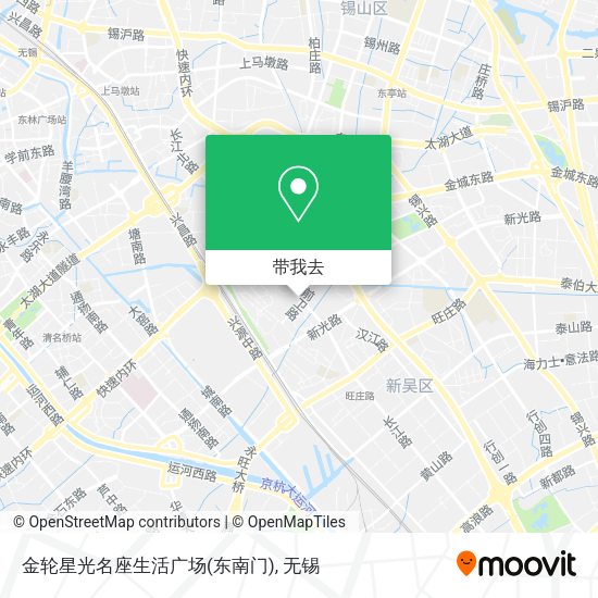 金轮星光名座生活广场(东南门)地图