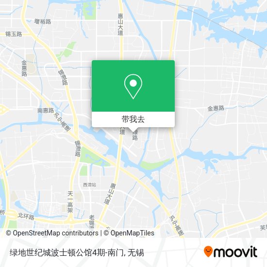 绿地世纪城波士顿公馆4期-南门地图