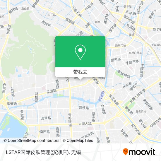 LSTAR国际皮肤管理(滨湖店)地图
