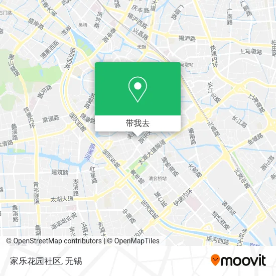 家乐花园社区地图