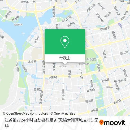 江苏银行24小时自助银行服务(无锡太湖新城支行)地图