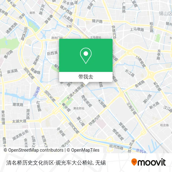 清名桥历史文化街区-观光车大公桥站地图