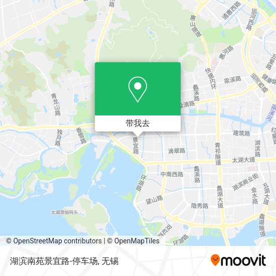 湖滨南苑景宜路-停车场地图