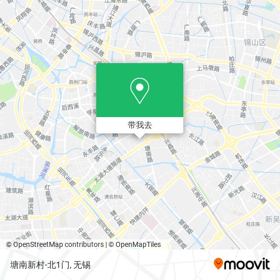 塘南新村-北1门地图