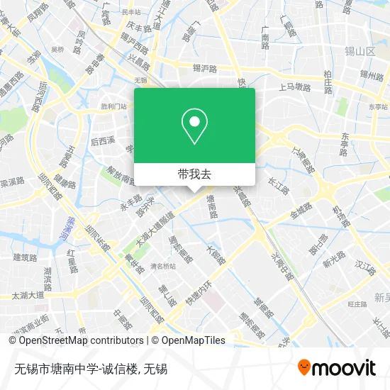 无锡市塘南中学-诚信楼地图