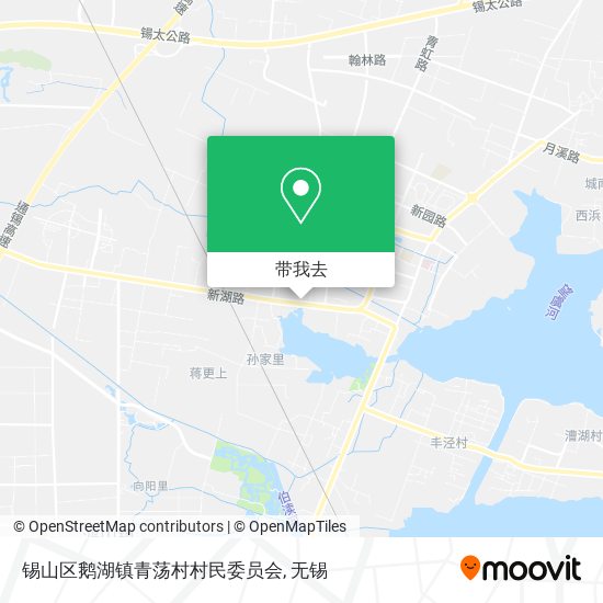 锡山区鹅湖镇青荡村村民委员会地图