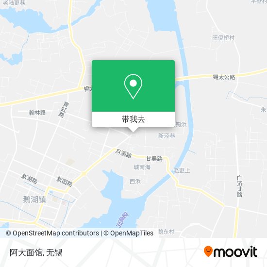 阿大面馆地图