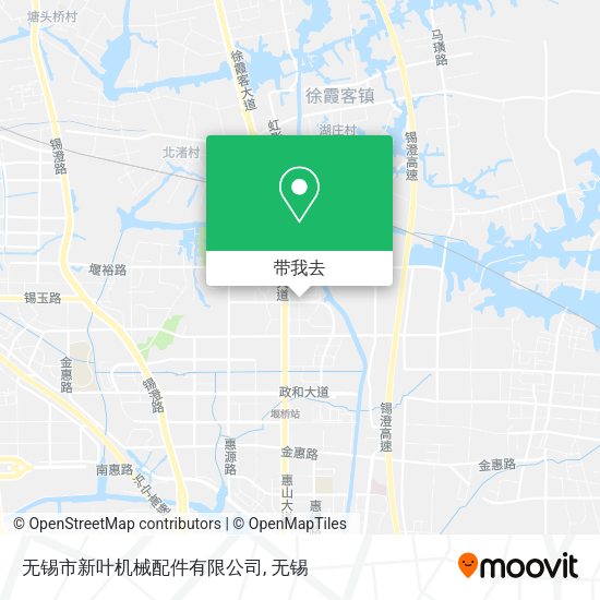 无锡市新叶机械配件有限公司地图