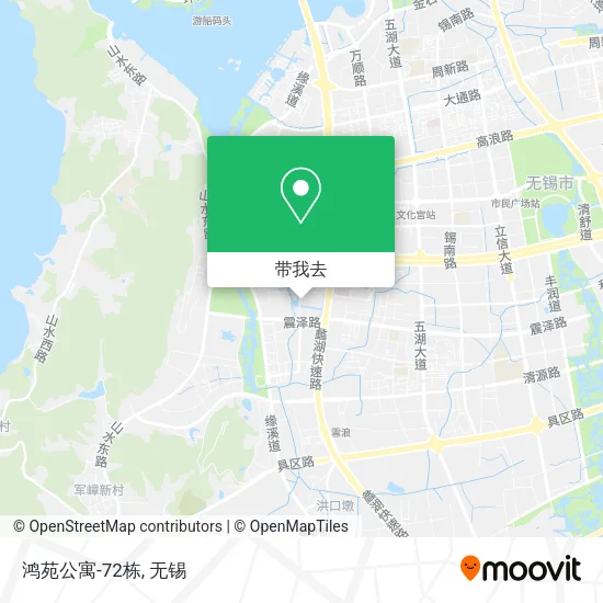鸿苑公寓-72栋地图