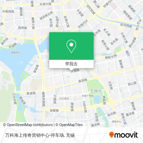 万科海上传奇营销中心-停车场地图