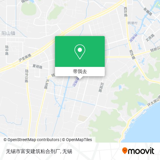 无锡市富安建筑粘合剂厂地图