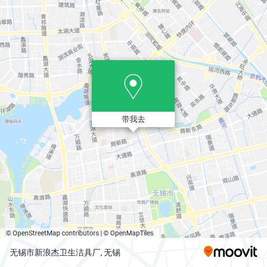 无锡市新浪杰卫生洁具厂地图