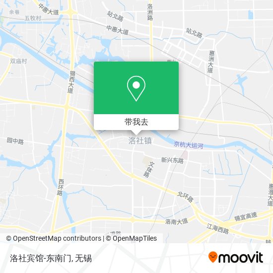 洛社宾馆-东南门地图