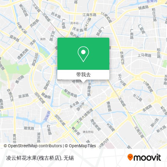 凌云鲜花水果(槐古桥店)地图