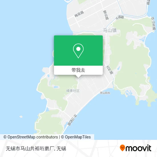 无锡市马山共裕珩磨厂地图