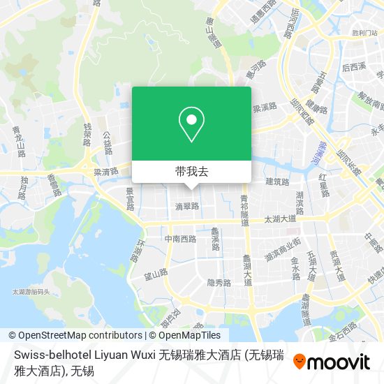 Swiss-belhotel Liyuan Wuxi 无锡瑞雅大酒店地图