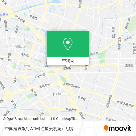 中国建设银行ATM(红星美凯龙)地图