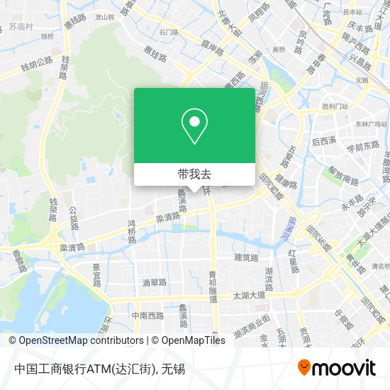 中国工商银行ATM(达汇街)地图