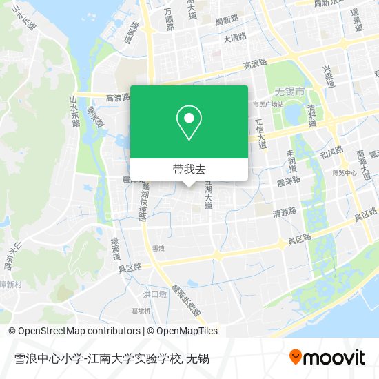 雪浪中心小学-江南大学实验学校地图