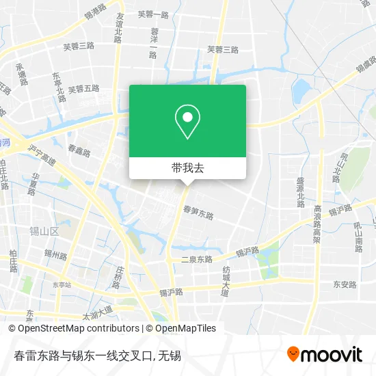 春雷东路与锡东一线交叉口地图