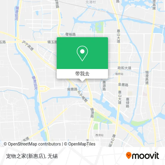 宠物之家(新惠店)地图