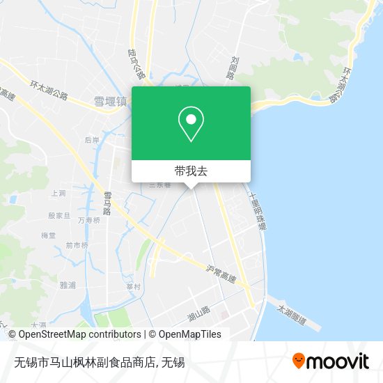 无锡市马山枫林副食品商店地图