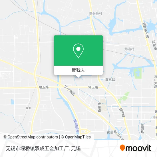 无锡市堰桥镇双成五金加工厂地图