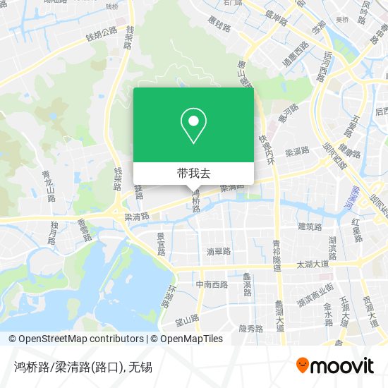 鸿桥路/梁清路(路口)地图