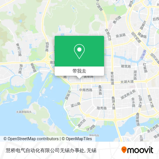 慧桥电气自动化有限公司无锡办事处地图