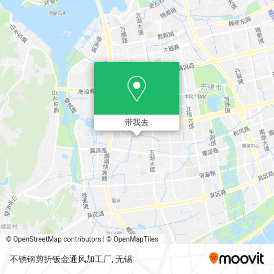 不锈钢剪折钣金通风加工厂地图