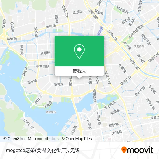 mogetee愿茶(美湖文化街店)地图