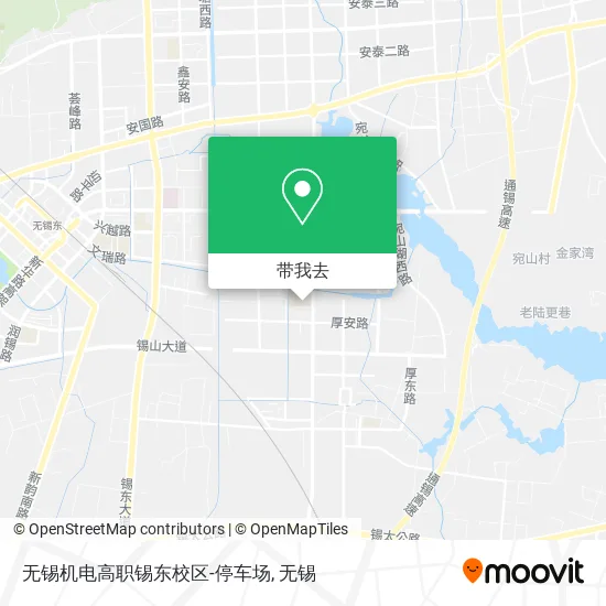 无锡机电高职锡东校区-停车场地图