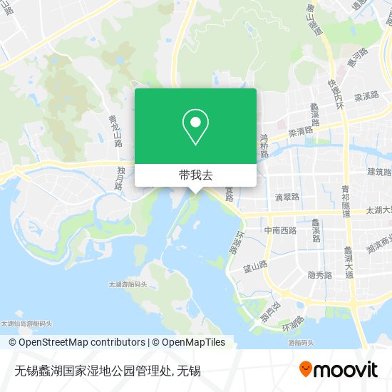 无锡蠡湖国家湿地公园管理处地图