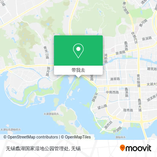 无锡蠡湖国家湿地公园管理处地图