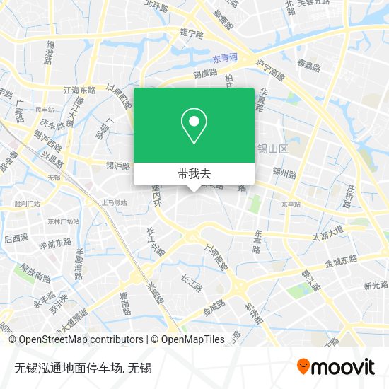 无锡泓通地面停车场地图