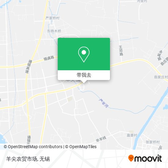 羊尖农贸市场地图