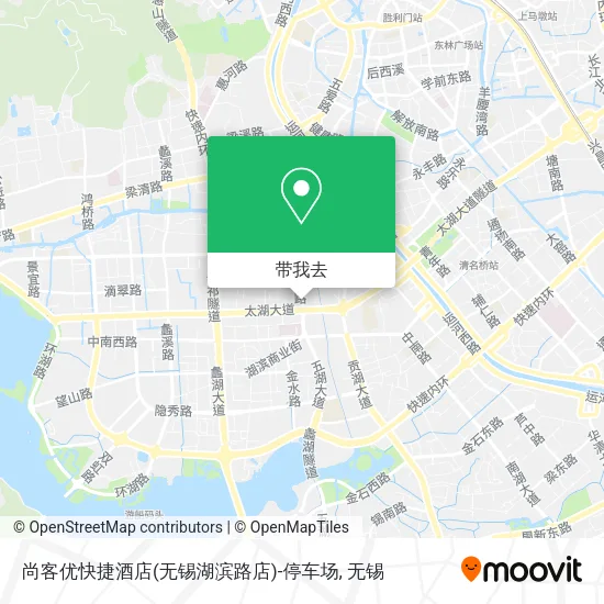 尚客优快捷酒店(无锡湖滨路店)-停车场地图
