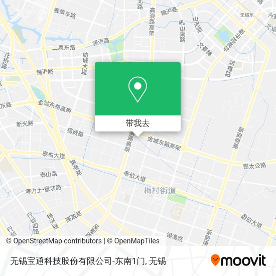 无锡宝通科技股份有限公司-东南1门地图