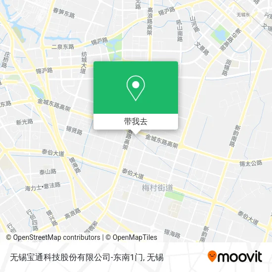 无锡宝通科技股份有限公司-东南1门地图