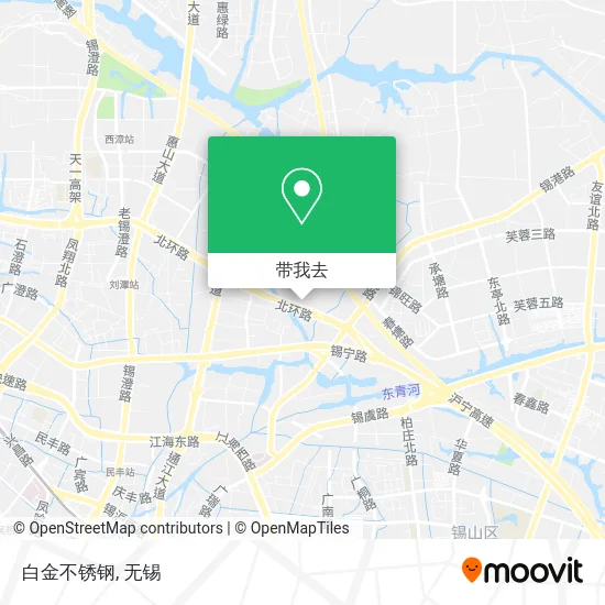 白金不锈钢地图