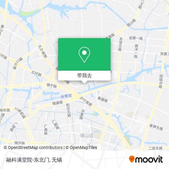 融科满堂院-东北门地图