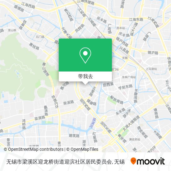 无锡市梁溪区迎龙桥街道迎滨社区居民委员会地图
