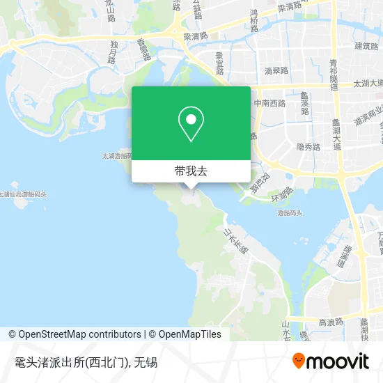 鼋头渚派出所(西北门)地图