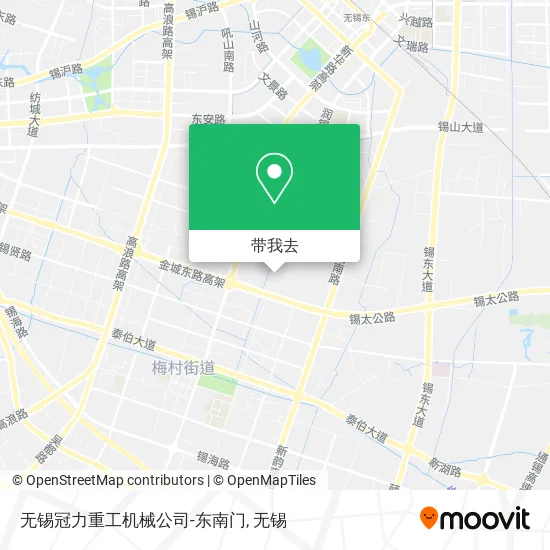 无锡冠力重工机械公司-东南门地图