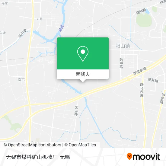 无锡市煤科矿山机械厂地图