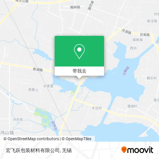 宏飞跃包装材料有限公司地图