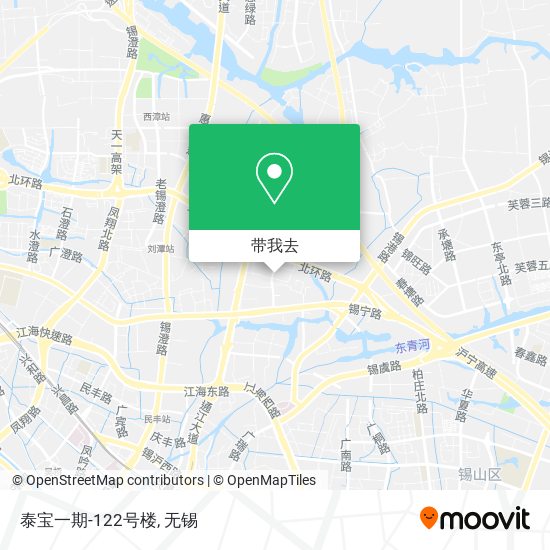泰宝一期-122号楼地图